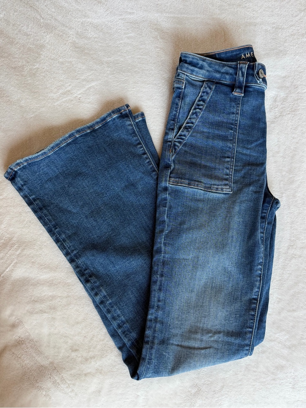 American Eagle High-Rise Flare Jeans